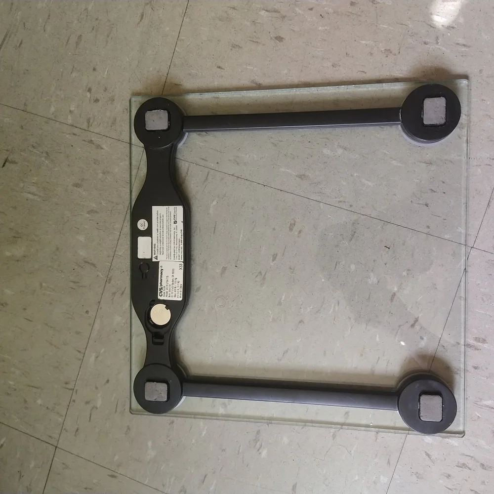 CVS weight scale Glass